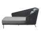 Preview: Cane-Line Mega Daybed rechts inkl. Kissensatz Grey